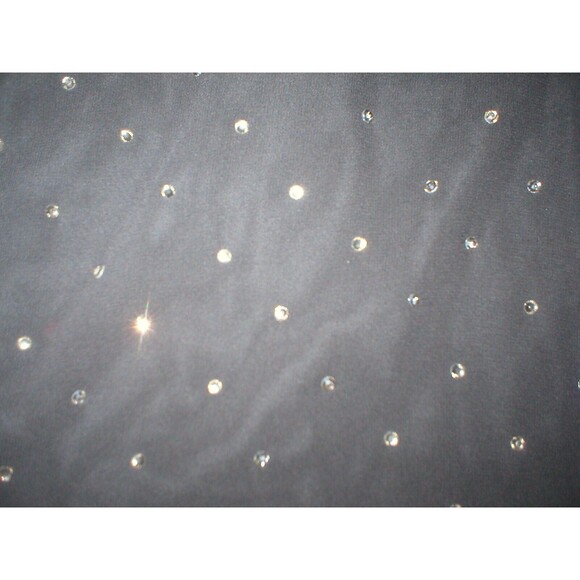 New Womens NWT 0 Erin Fetherston Bolero Shrug Black Crystals Crop Short Jacket - Picture 7 of 7